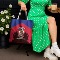 Les Grenadiers Haiti Football Tote Bag 2026 Nou Retounen Red Version - Wonder Print Shop
