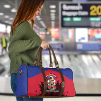 Les Grenadiers Haiti Football Travel Bag 2026 Nou Retounen Red Version - Wonder Print Shop
