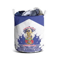 Les Grenadiers Haiti Football Laundry Basket 2026 Nou Retounen White Version - Wonder Print Shop