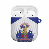 Les Grenadiers Haiti Football AirPods Case 2026 Nou Retounen White Version - Wonder Print Shop