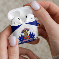 Les Grenadiers Haiti Football AirPods Case 2026 Nou Retounen White Version - Wonder Print Shop