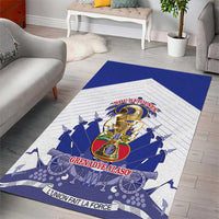 Les Grenadiers Haiti Football Area Rug 2026 Nou Retounen White Version - Wonder Print Shop