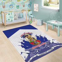 Les Grenadiers Haiti Football Area Rug 2026 Nou Retounen White Version - Wonder Print Shop