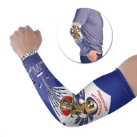 Personalized Les Grenadiers Haiti Football Arm Sleeves 2026 Nou Retounen White Version - Wonder Print Shop
