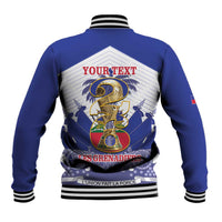 Personalized Les Grenadiers Haiti Football Baseball Jacket 2026 Nou Retounen White Version - Wonder Print Shop