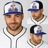Les Grenadiers Haiti Football Baseball Net Cap 2026 Nou Retounen White Version - Wonder Print Shop