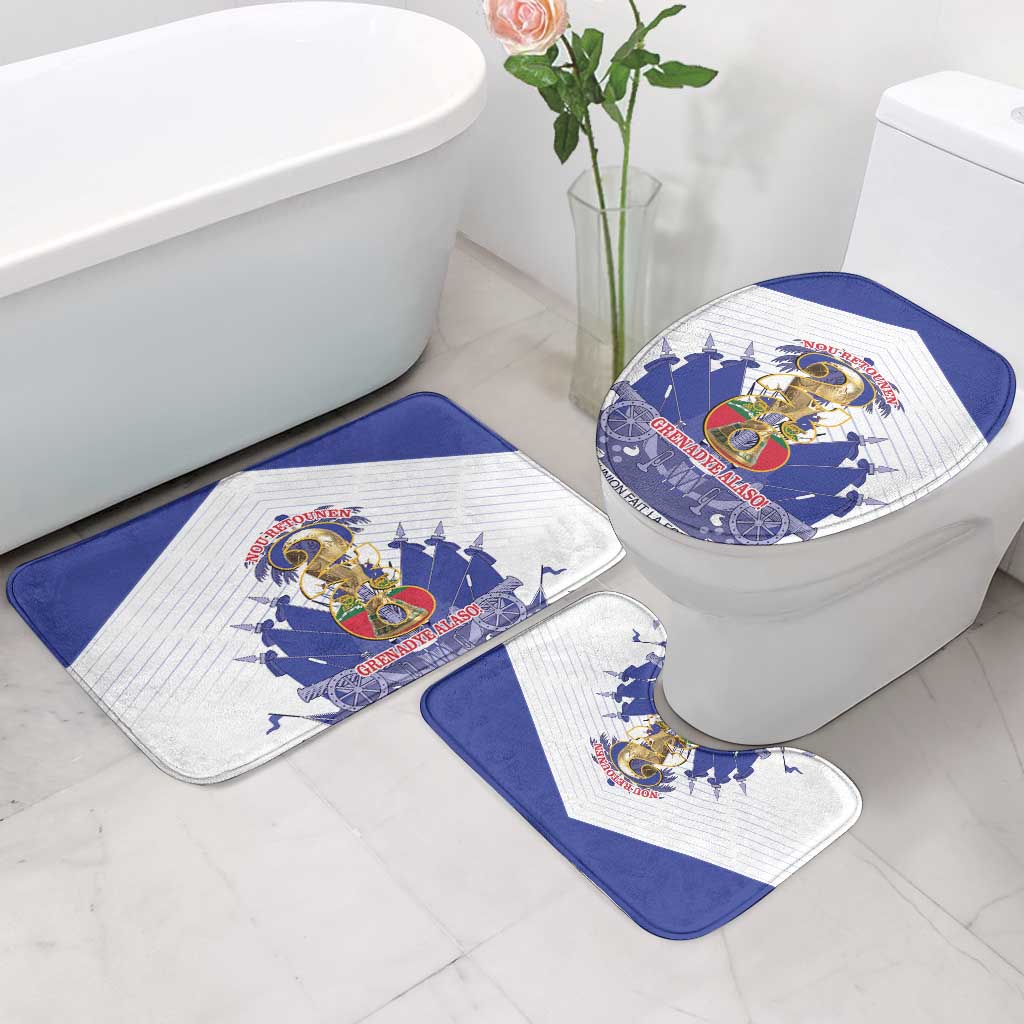 Les Grenadiers Haiti Football Bathroom Set 2026 Nou Retounen White Version - Wonder Print Shop