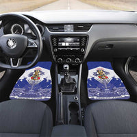 Personalized Les Grenadiers Haiti Football Car Mats 2026 Nou Retounen White Version - Wonder Print Shop
