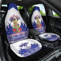 Les Grenadiers Haiti Football Car Seat Cover 2026 Nou Retounen White Version - Wonder Print Shop