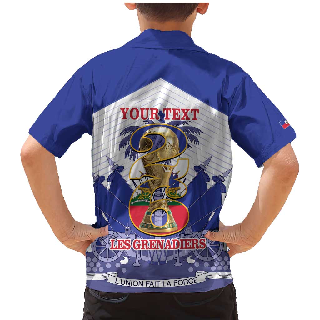 Personalized Les Grenadiers Haiti Football Family Matching Mermaid Dress and Hawaiian Shirt 2026 Nou Retounen White Version - Wonder Print Shop