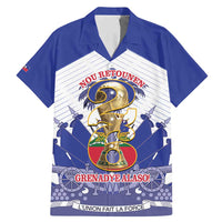 Personalized Les Grenadiers Haiti Football Family Matching Mermaid Dress and Hawaiian Shirt 2026 Nou Retounen White Version - Wonder Print Shop