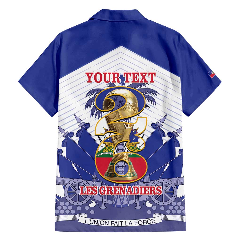 Personalized Les Grenadiers Haiti Football Family Matching Off Shoulder Short Dress and Hawaiian Shirt 2026 Nou Retounen White Version - Wonder Print Shop