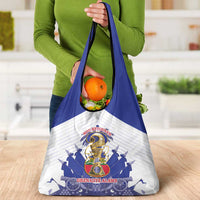 Les Grenadiers Haiti Football Grocery Bag 2026 Nou Retounen White Version - Wonder Print Shop