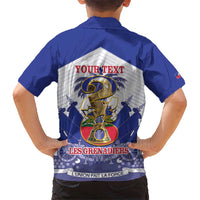 Personalized Les Grenadiers Haiti Football Hawaiian Shirt 2026 Nou Retounen White Version - Wonder Print Shop