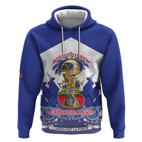 Personalized Les Grenadiers Haiti Football Hoodie 2026 Nou Retounen White Version - Wonder Print Shop