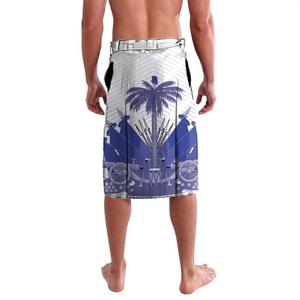 Personalized Les Grenadiers Haiti Football Lavalava 2026 Nou Retounen White Version - Wonder Print Shop