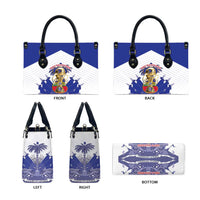 Les Grenadiers Haiti Football Leather Bag 2026 Nou Retounen White Version - Wonder Print Shop