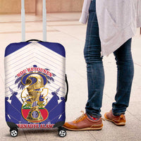 Les Grenadiers Haiti Football Luggage Cover 2026 Nou Retounen White Version - Wonder Print Shop