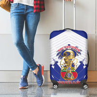 Les Grenadiers Haiti Football Luggage Cover 2026 Nou Retounen White Version - Wonder Print Shop
