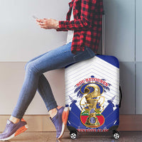 Les Grenadiers Haiti Football Luggage Cover 2026 Nou Retounen White Version - Wonder Print Shop