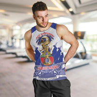 Personalized Les Grenadiers Haiti Football Men Tank Top 2026 Nou Retounen White Version - Wonder Print Shop