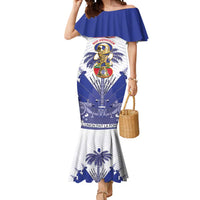Personalized Les Grenadiers Haiti Football Mermaid Dress 2026 Nou Retounen White Version - Wonder Print Shop