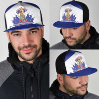 Les Grenadiers Haiti Football Mesh Trucker Cap 2026 Nou Retounen White Version - Wonder Print Shop