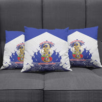 Les Grenadiers Haiti Football Pillow Cover 2026 Nou Retounen White Version - Wonder Print Shop