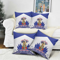Les Grenadiers Haiti Football Pillow Cover 2026 Nou Retounen White Version - Wonder Print Shop