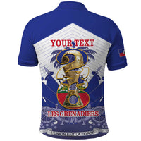 Personalized Les Grenadiers Haiti Football Polo Shirt 2026 Nou Retounen White Version - Wonder Print Shop