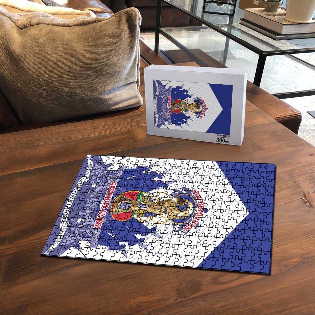 Les Grenadiers Haiti Football Puzzle 2026 Nou Retounen White Version - Wonder Print Shop
