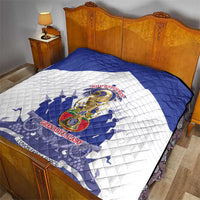 Les Grenadiers Haiti Football Quilt 2026 Nou Retounen White Version - Wonder Print Shop