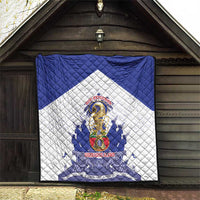 Les Grenadiers Haiti Football Quilt 2026 Nou Retounen White Version - Wonder Print Shop