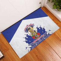 Les Grenadiers Haiti Football Rubber Doormat 2026 Nou Retounen White Version - Wonder Print Shop
