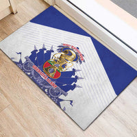 Les Grenadiers Haiti Football Rubber Doormat 2026 Nou Retounen White Version - Wonder Print Shop