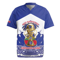 Personalized Les Grenadiers Haiti Football Rugby Jersey 2026 Nou Retounen White Version - Wonder Print Shop
