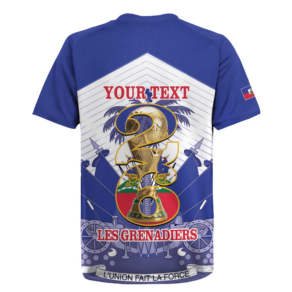 Personalized Les Grenadiers Haiti Football Rugby Jersey 2026 Nou Retounen White Version - Wonder Print Shop