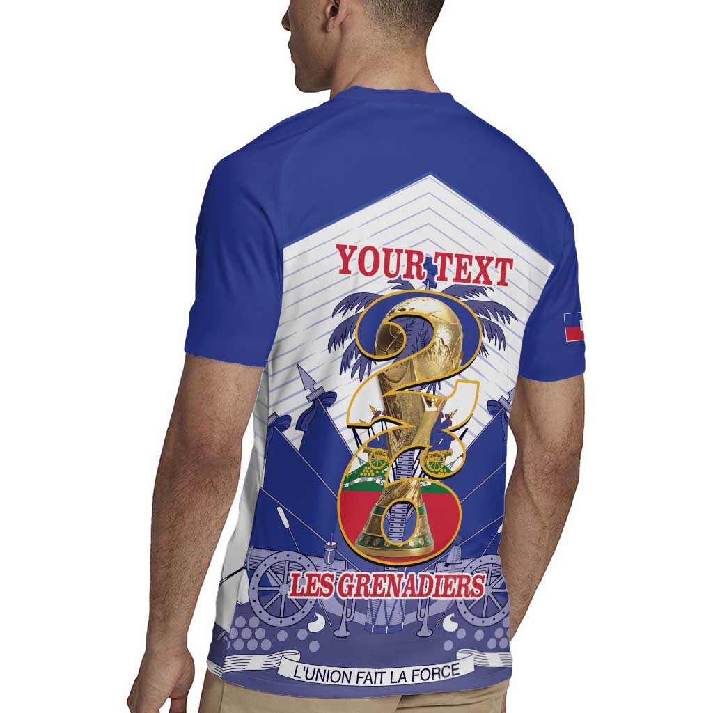 Personalized Les Grenadiers Haiti Football Rugby Jersey 2026 Nou Retounen White Version - Wonder Print Shop