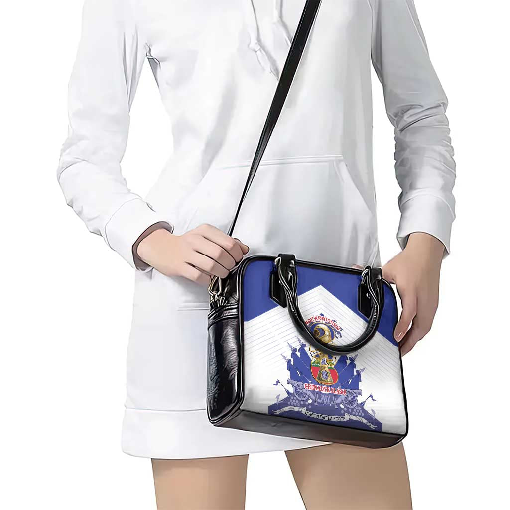 Les Grenadiers Haiti Football Shoulder Handbag 2026 Nou Retounen White Version - Wonder Print Shop