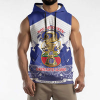 Personalized Les Grenadiers Haiti Football Sleeveless Hoodie 2026 Nou Retounen White Version - Wonder Print Shop