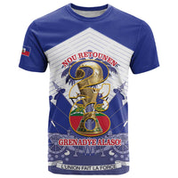 Personalized Les Grenadiers Haiti Football T Shirt 2026 Nou Retounen White Version - Wonder Print Shop