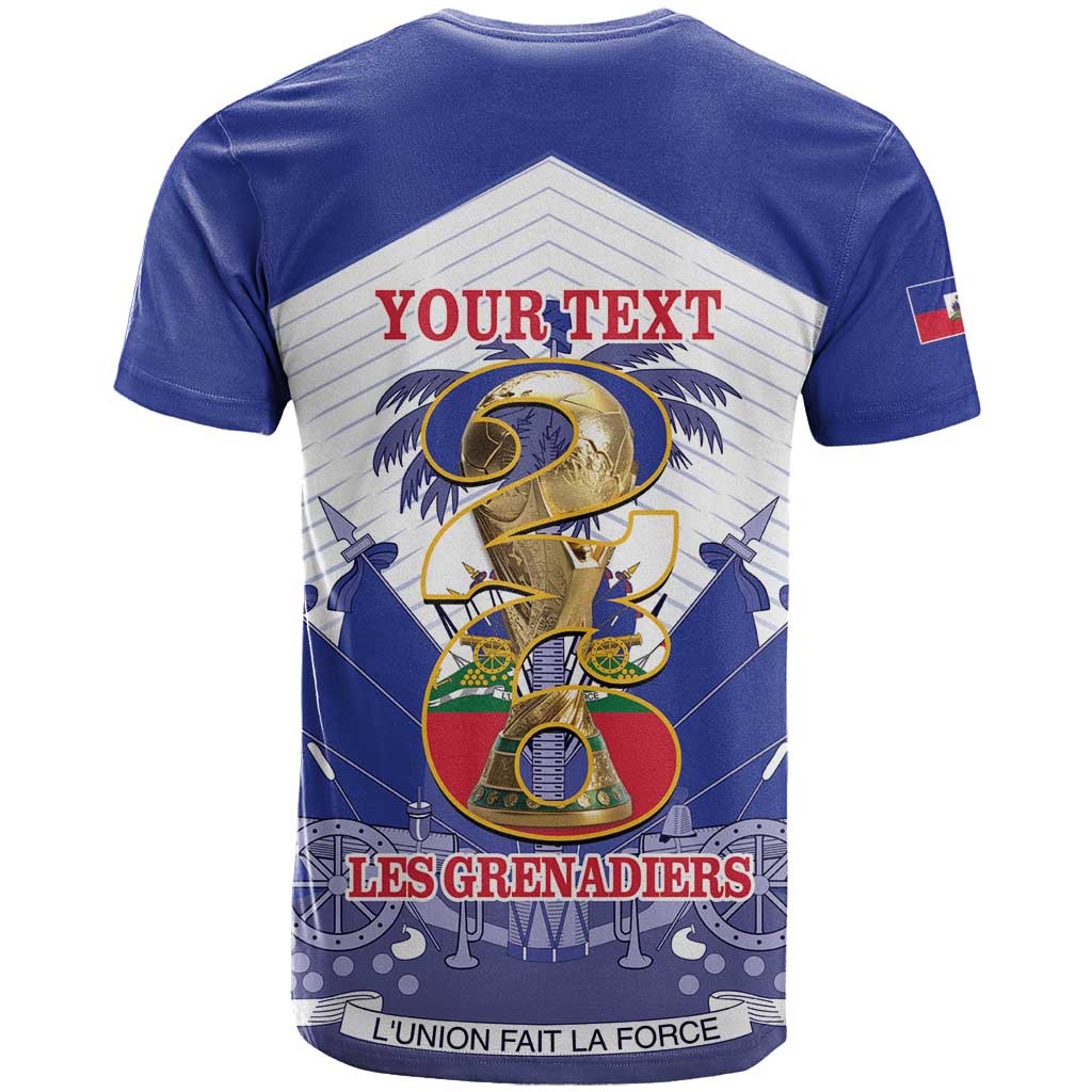 Personalized Les Grenadiers Haiti Football T Shirt 2026 Nou Retounen White Version - Wonder Print Shop