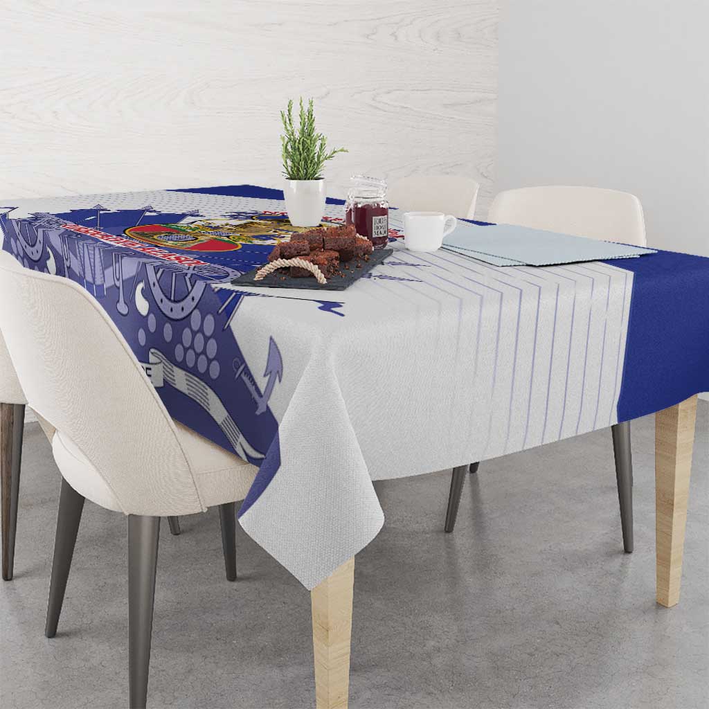 Les Grenadiers Haiti Football Tablecloth 2026 Nou Retounen White Version - Wonder Print Shop