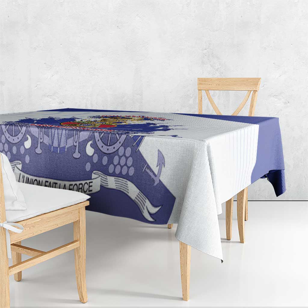 Les Grenadiers Haiti Football Tablecloth 2026 Nou Retounen White Version - Wonder Print Shop