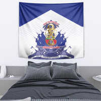 Les Grenadiers Haiti Football Tapestry 2026 Nou Retounen White Version - Wonder Print Shop