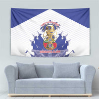 Les Grenadiers Haiti Football Tapestry 2026 Nou Retounen White Version - Wonder Print Shop
