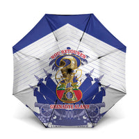 Les Grenadiers Haiti Football Umbrella 2026 Nou Retounen White Version - Wonder Print Shop