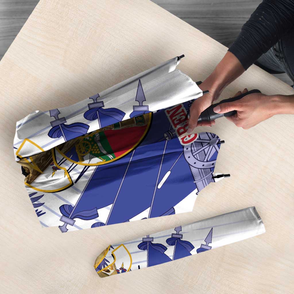 Les Grenadiers Haiti Football Umbrella 2026 Nou Retounen White Version - Wonder Print Shop