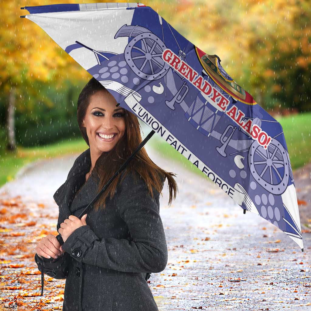 Les Grenadiers Haiti Football Umbrella 2026 Nou Retounen White Version - Wonder Print Shop