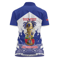 Personalized Les Grenadiers Haiti Football Women Polo Shirt 2026 Nou Retounen White Version - Wonder Print Shop